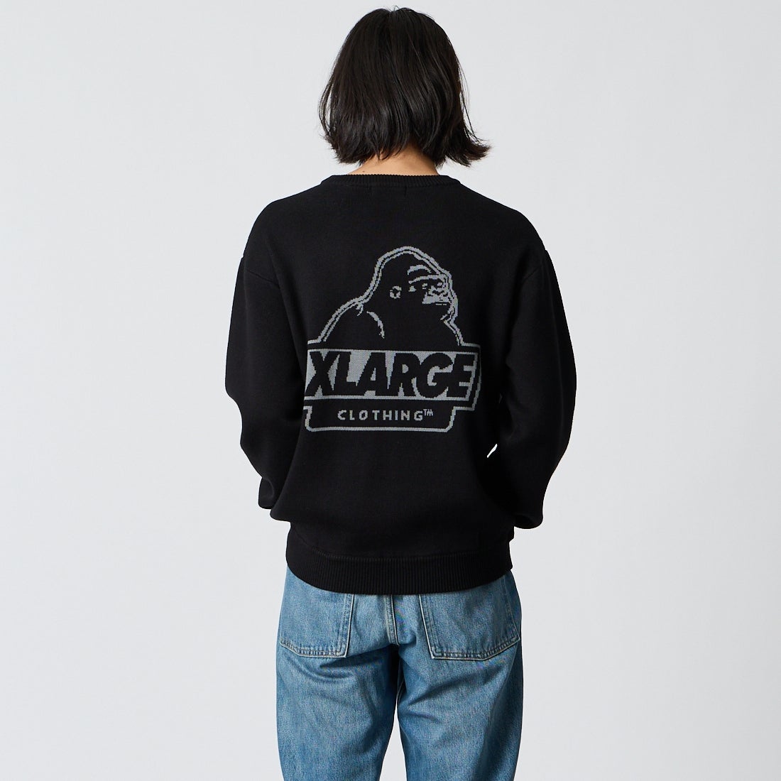 BLACK&&モデル身長：175cm 着用サイズ：M&&