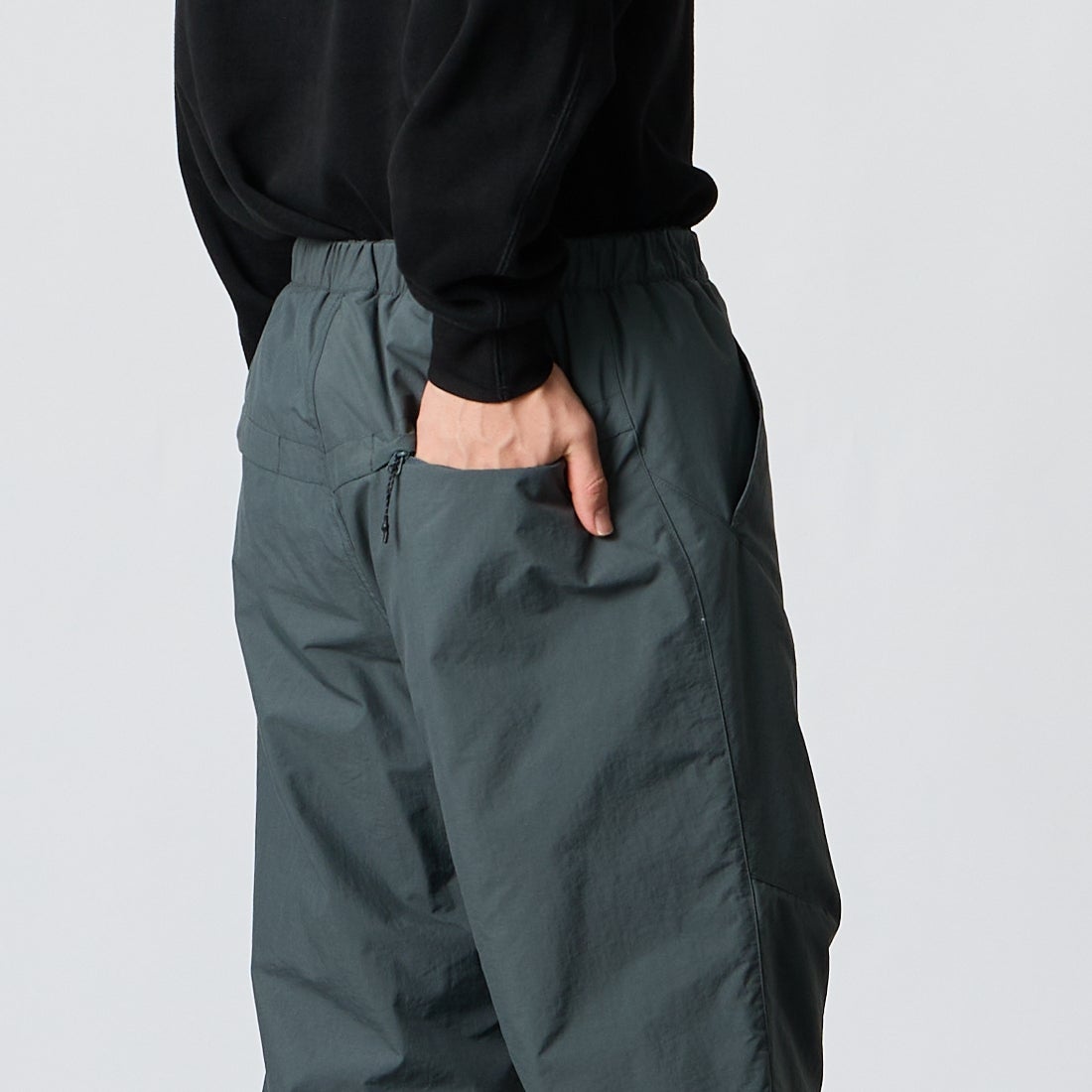 Marmot [マーモット] パーテックスジャンクションライトウォームパンツ [MTFW26UPT057] CHARCOAL &&モデル身長：177cm 着用サイズ：M&&