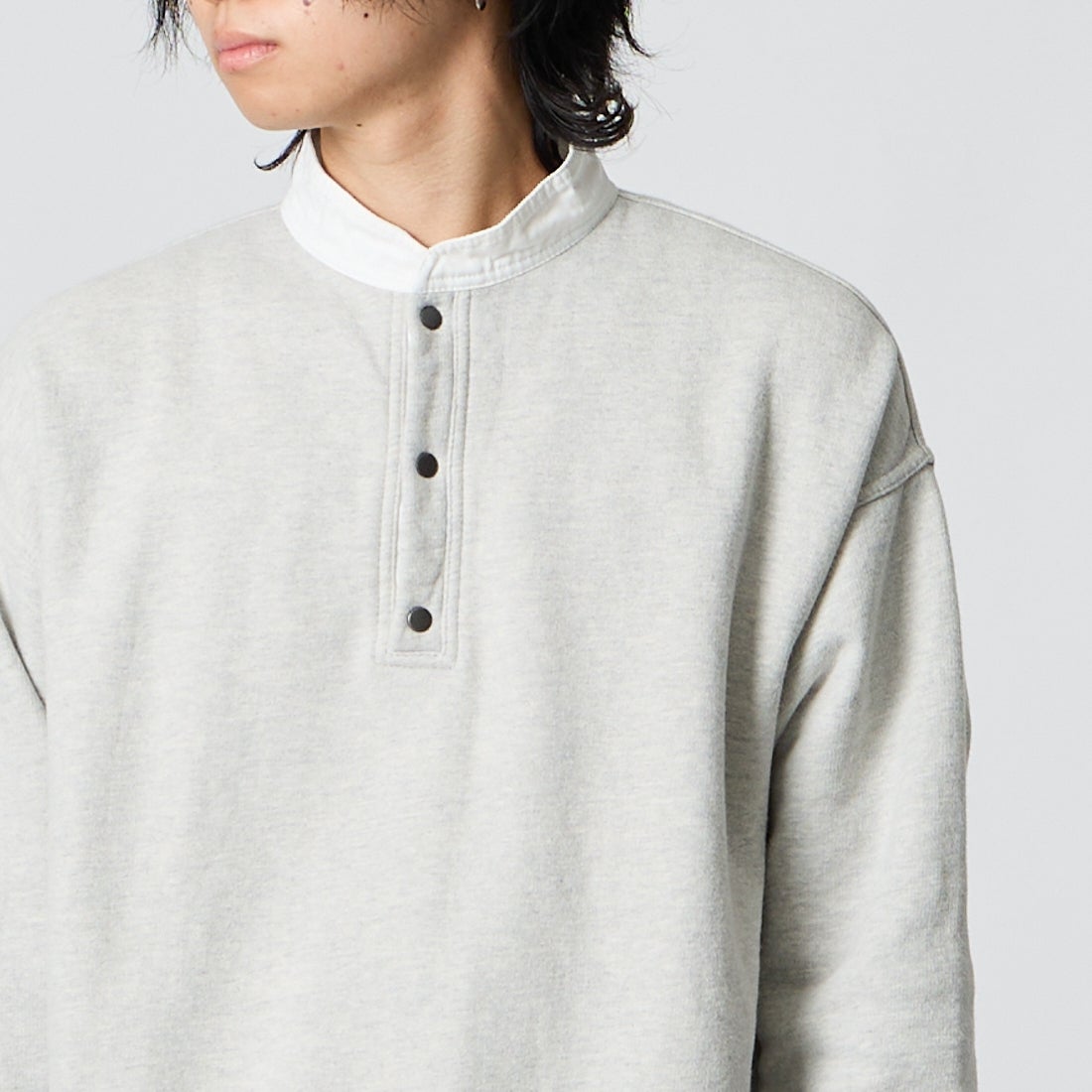 CHUMS [チャムス] ハリケーントップ [CH00-1570] G005 H/GRY &&モデル身長：177cm 着用サイズ：M&&