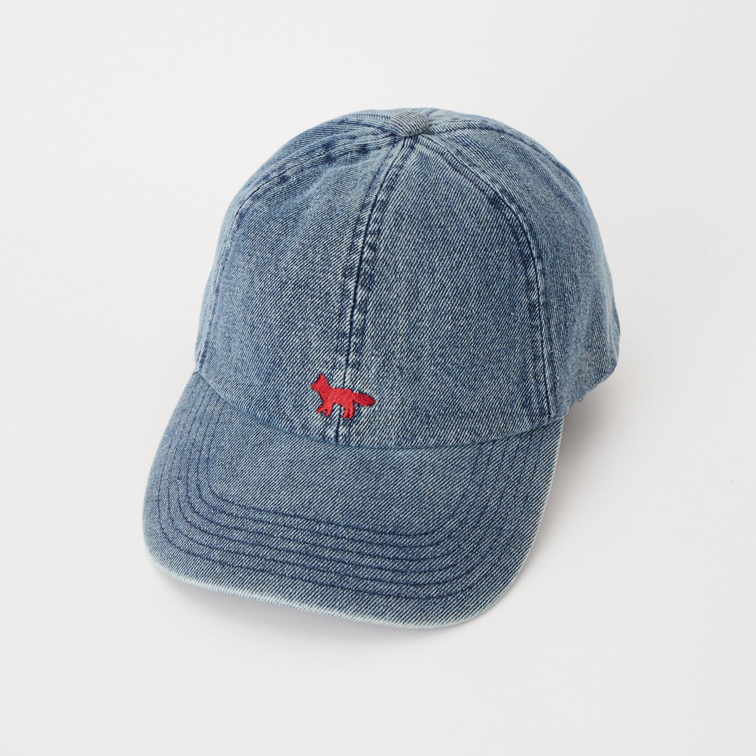 MAISON KITSUNE [メゾン キツネ] プロフィールフォックスキャップ [MRUAH04WD4025] 0603 INDIG