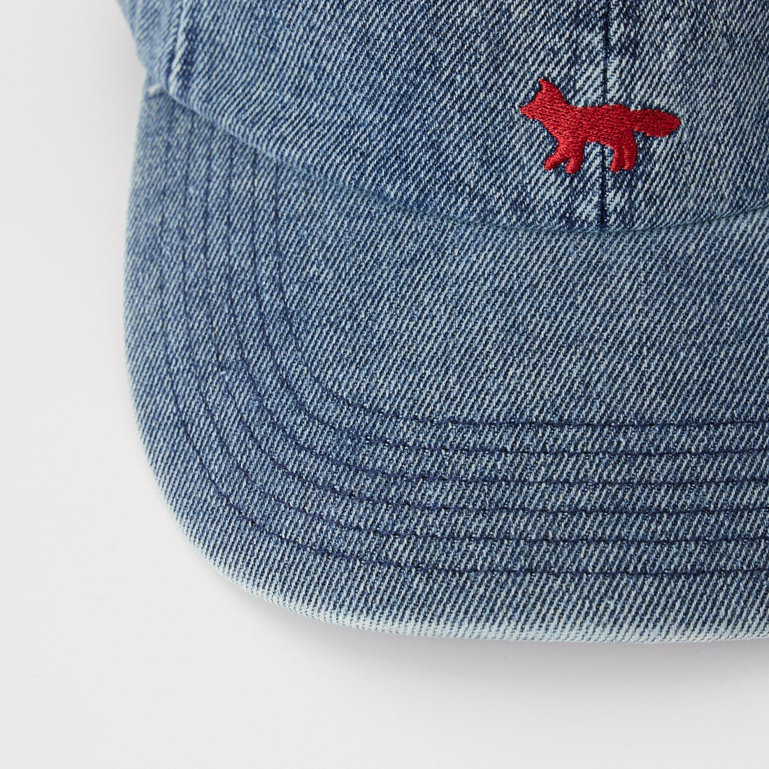 MAISON KITSUNE [メゾン キツネ] プロフィールフォックスキャップ [MRUAH04WD4025] 0603 INDIG