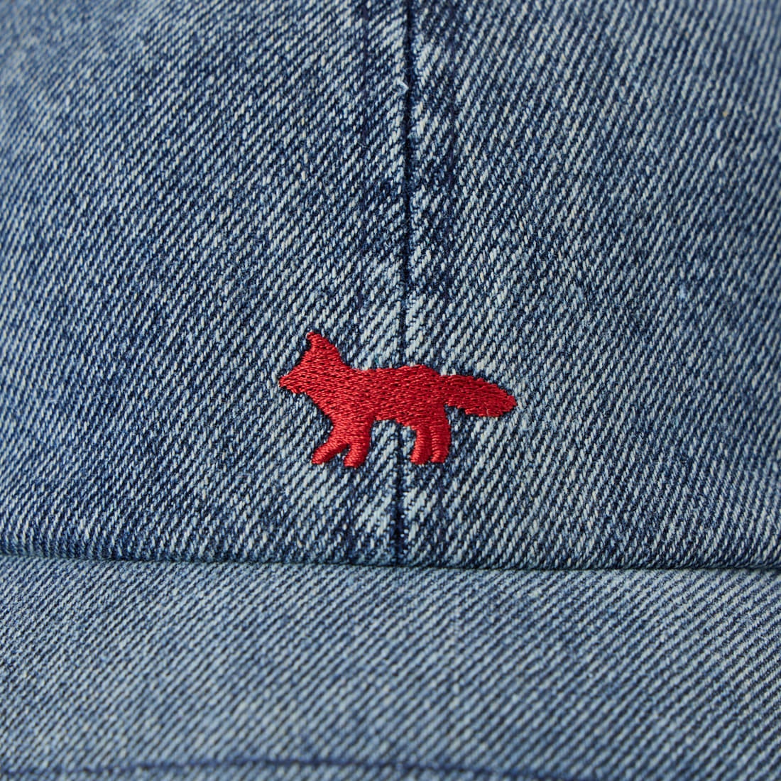 MAISON KITSUNE [メゾン キツネ] プロフィールフォックスキャップ [MRUAH04WD4025] 0603 INDIG