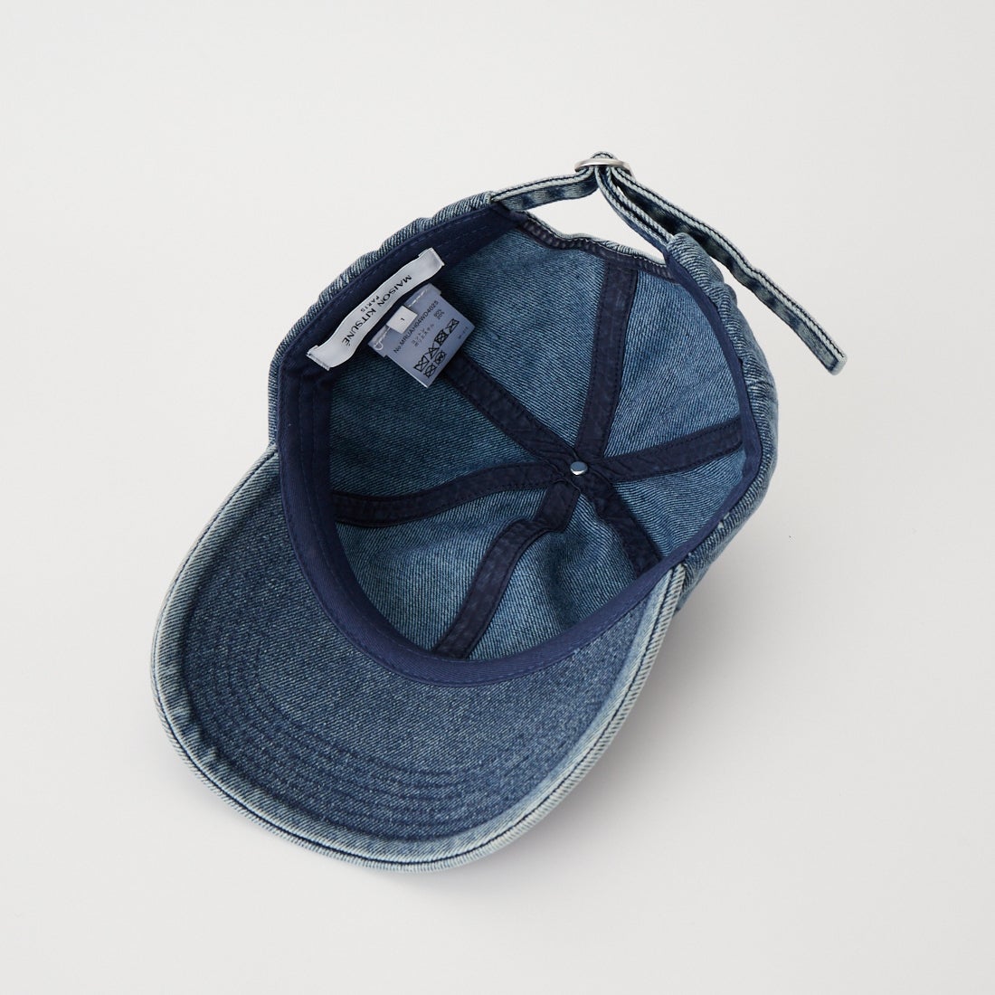 MAISON KITSUNE [メゾン キツネ] プロフィールフォックスキャップ [MRUAH04WD4025] 0603 INDIG