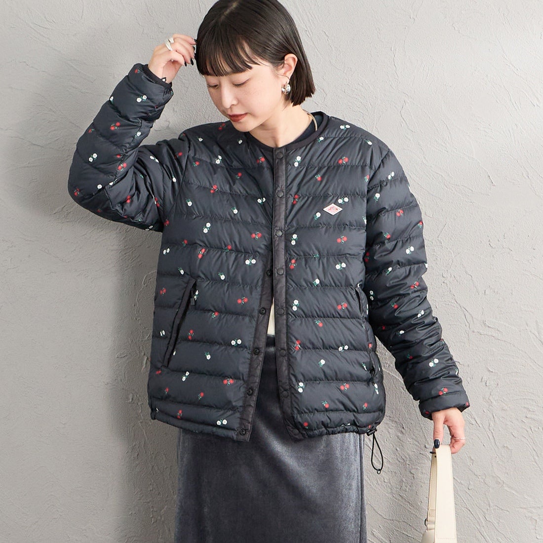 BLK FLOWER&&モデル身長：150cm 着用サイズ：S&&