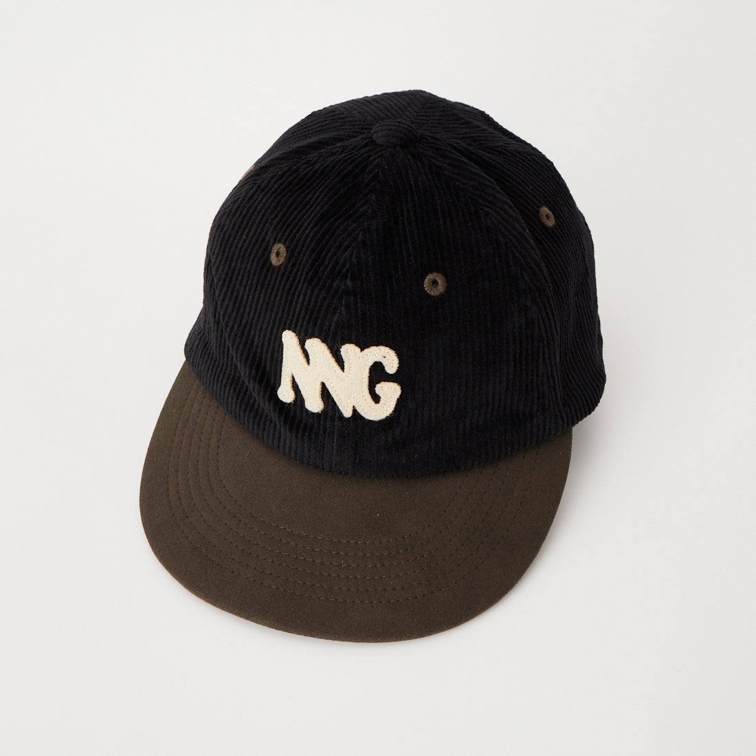 NANGA [ナンガ] NNGロゴコーデュロイキャップ [N2620-3A068A] BLK