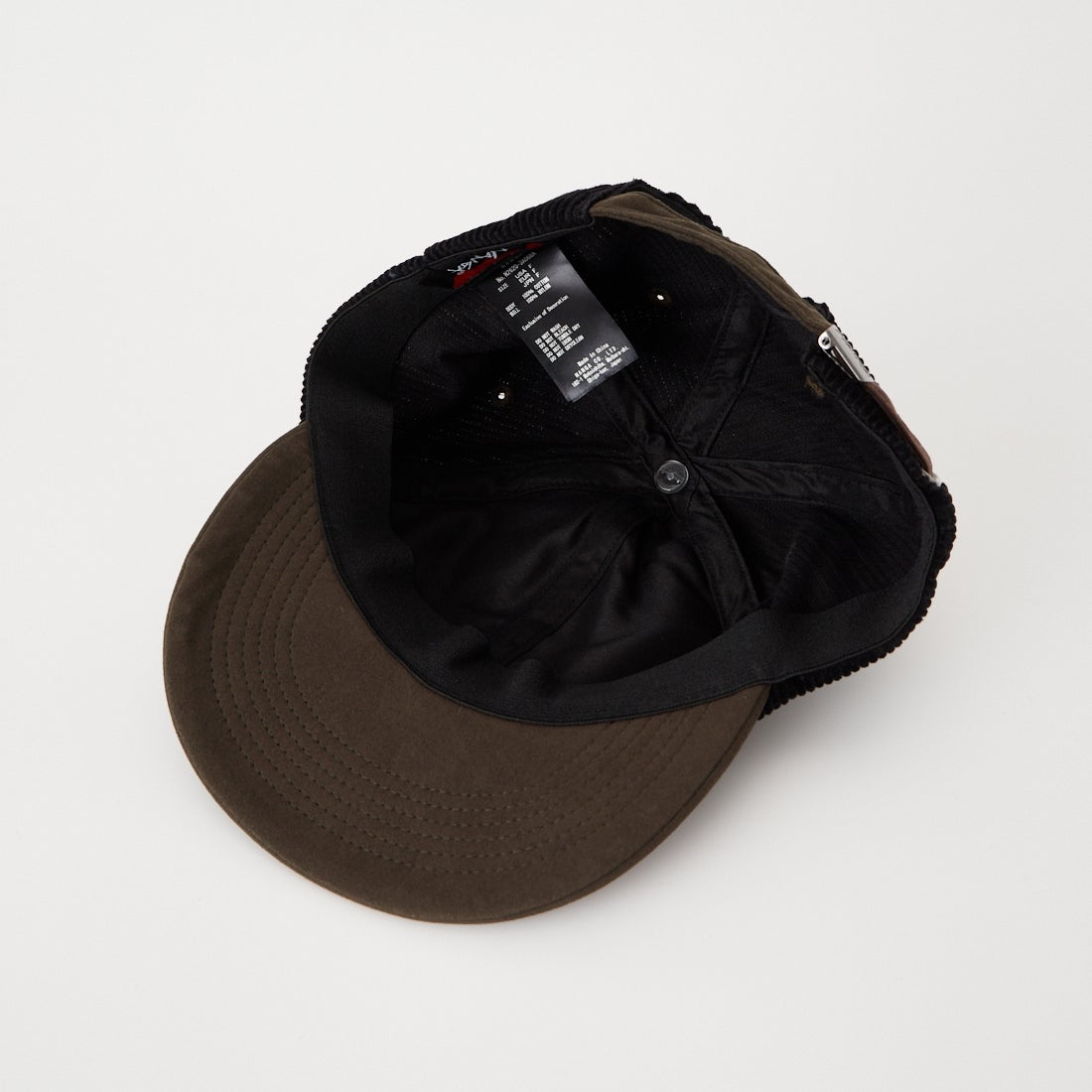 NANGA [ナンガ] NNGロゴコーデュロイキャップ [N2620-3A068A] BLK