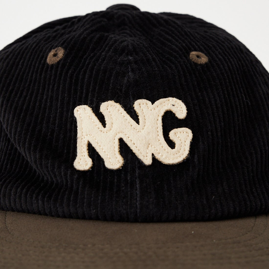 NANGA [ナンガ] NNGロゴコーデュロイキャップ [N2620-3A068A] BLK