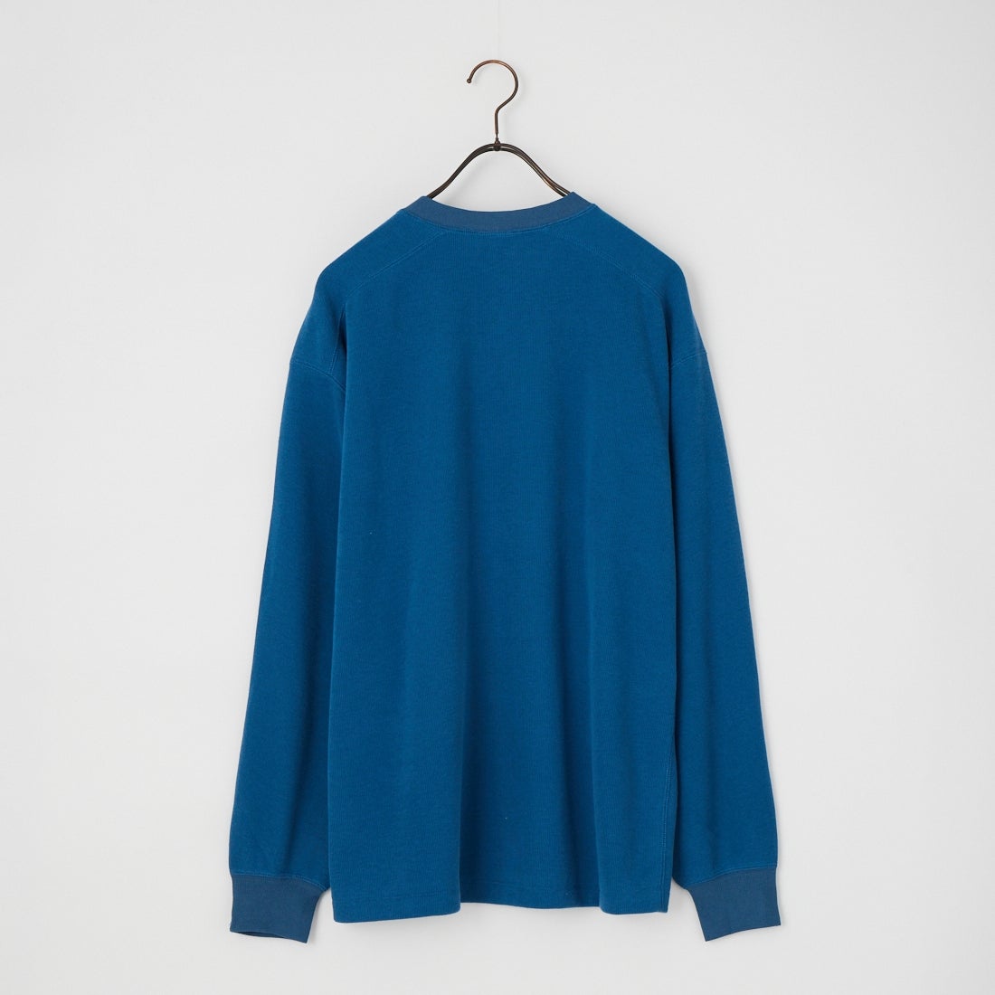 SCREEN STARS [スクリーンスターズ] 別注 スウェットライクヘンリーネックニット [2623-SB32-JF] BLUE