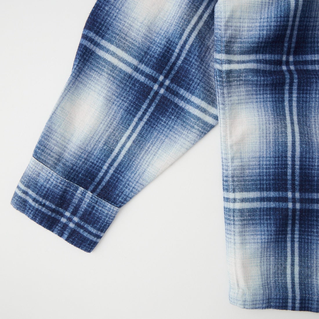 DAN RIVER [ダンリバー] 別注 プリントネルダブルポケットボックスシャツ [DR26F002-JF] BLUE CHK