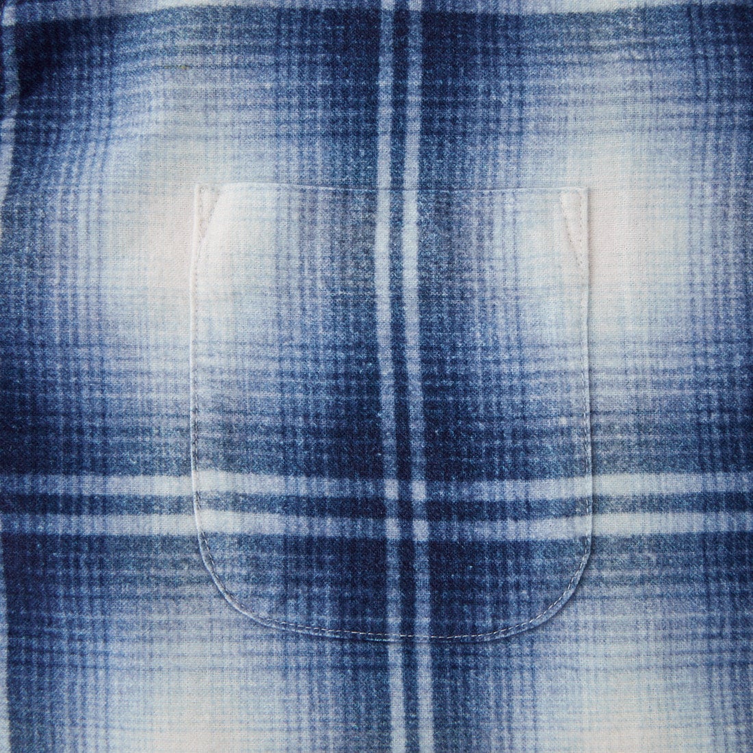 DAN RIVER [ダンリバー] 別注 プリントネルダブルポケットボックスシャツ [DR26F002-JF] BLUE CHK