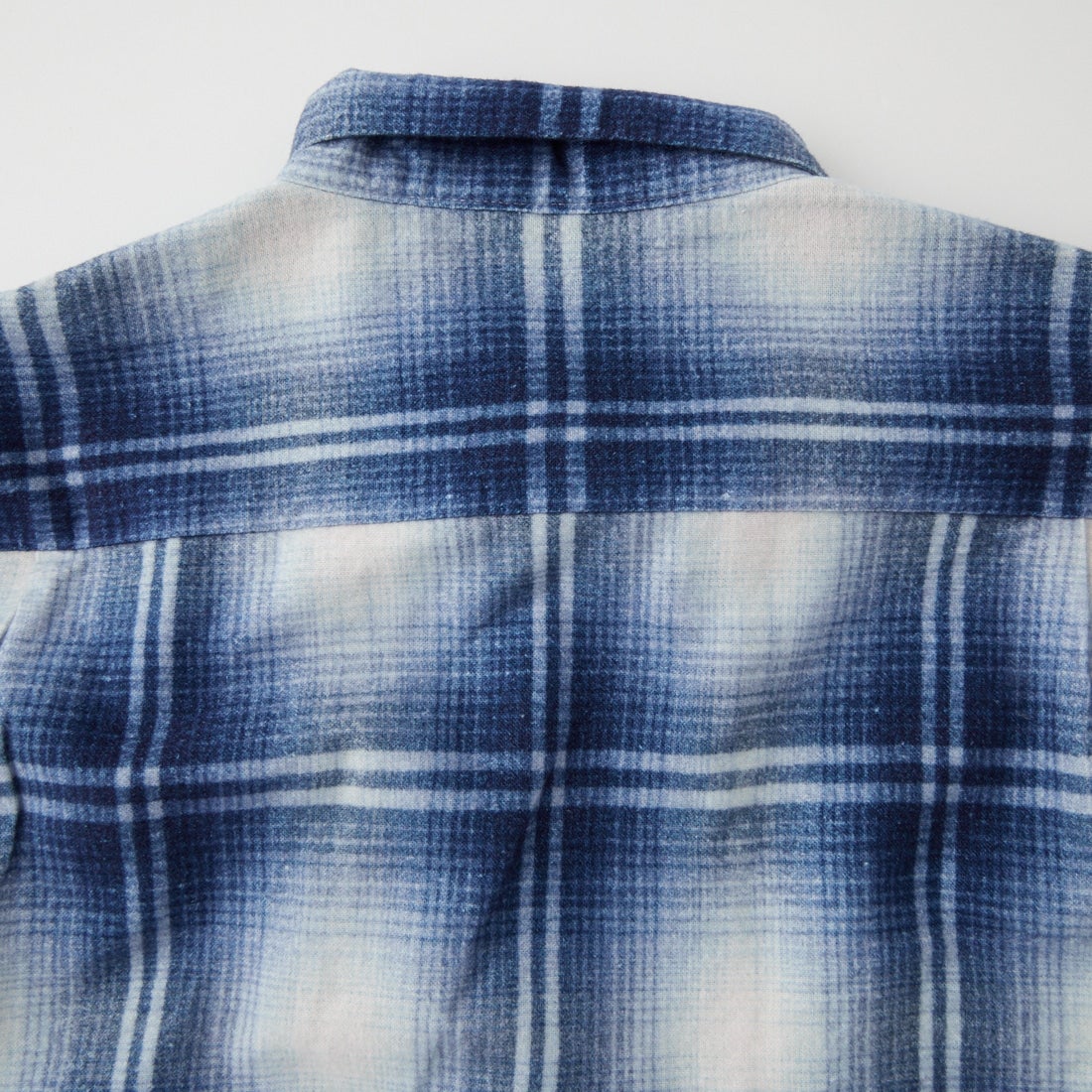 DAN RIVER [ダンリバー] 別注 プリントネルダブルポケットボックスシャツ [DR26F002-JF] BLUE CHK