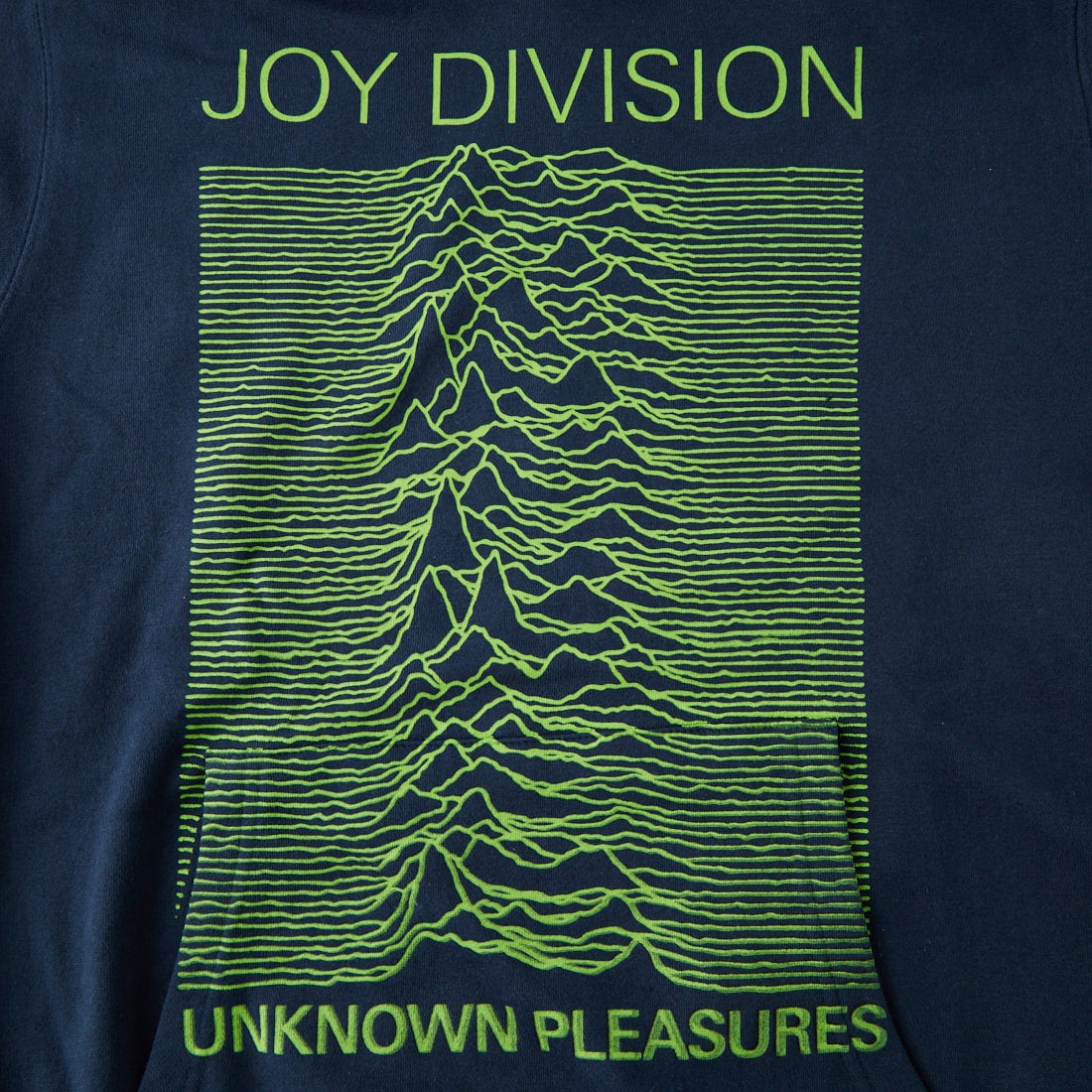 MUSIC TEE [ミュージックティー] JOY DIVISION アンノウン・プレジャーズフーディ [UNKNOWN-PLEASURES] NAVY