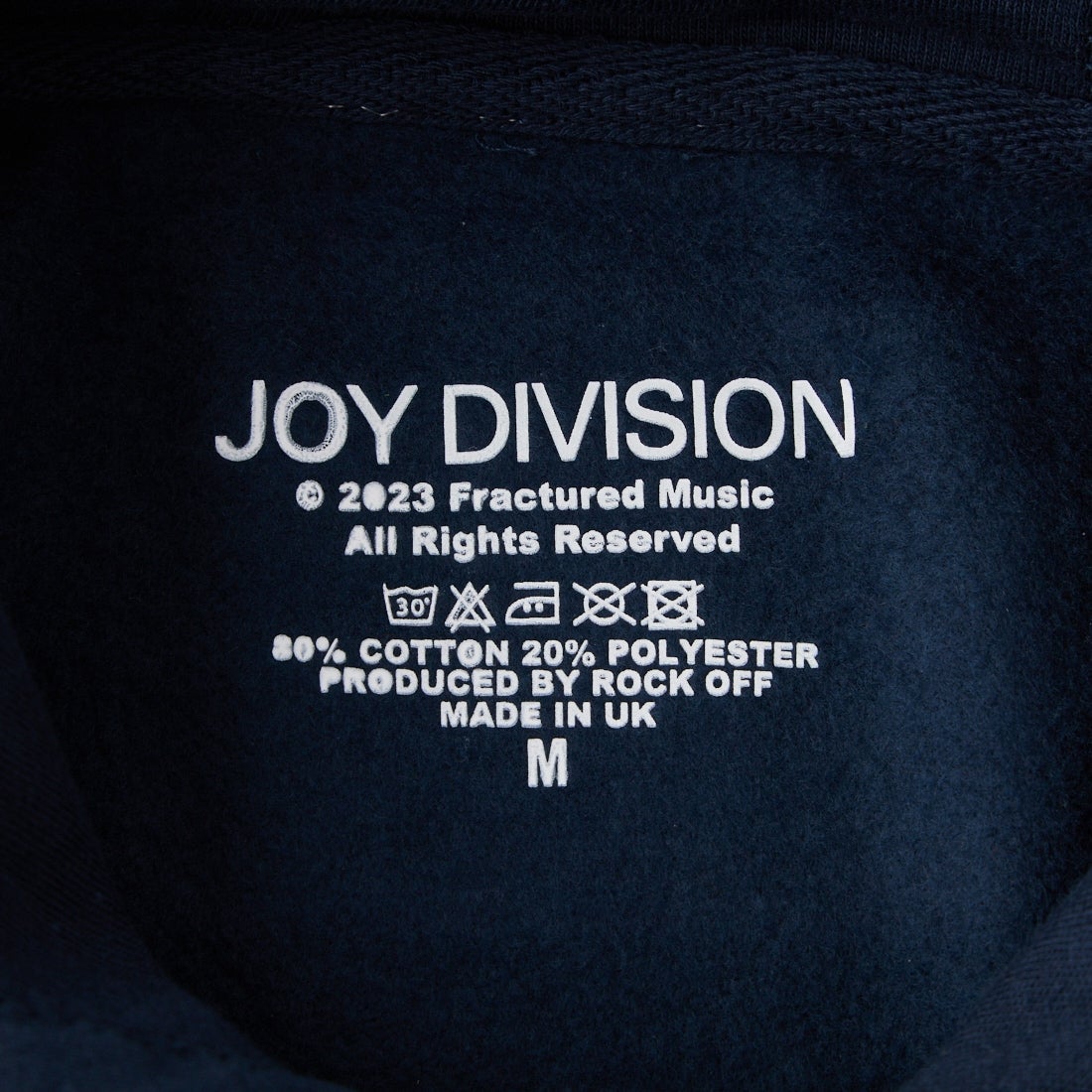 MUSIC TEE [ミュージックティー] JOY DIVISION アンノウン・プレジャーズフーディ [UNKNOWN-PLEASURES] NAVY