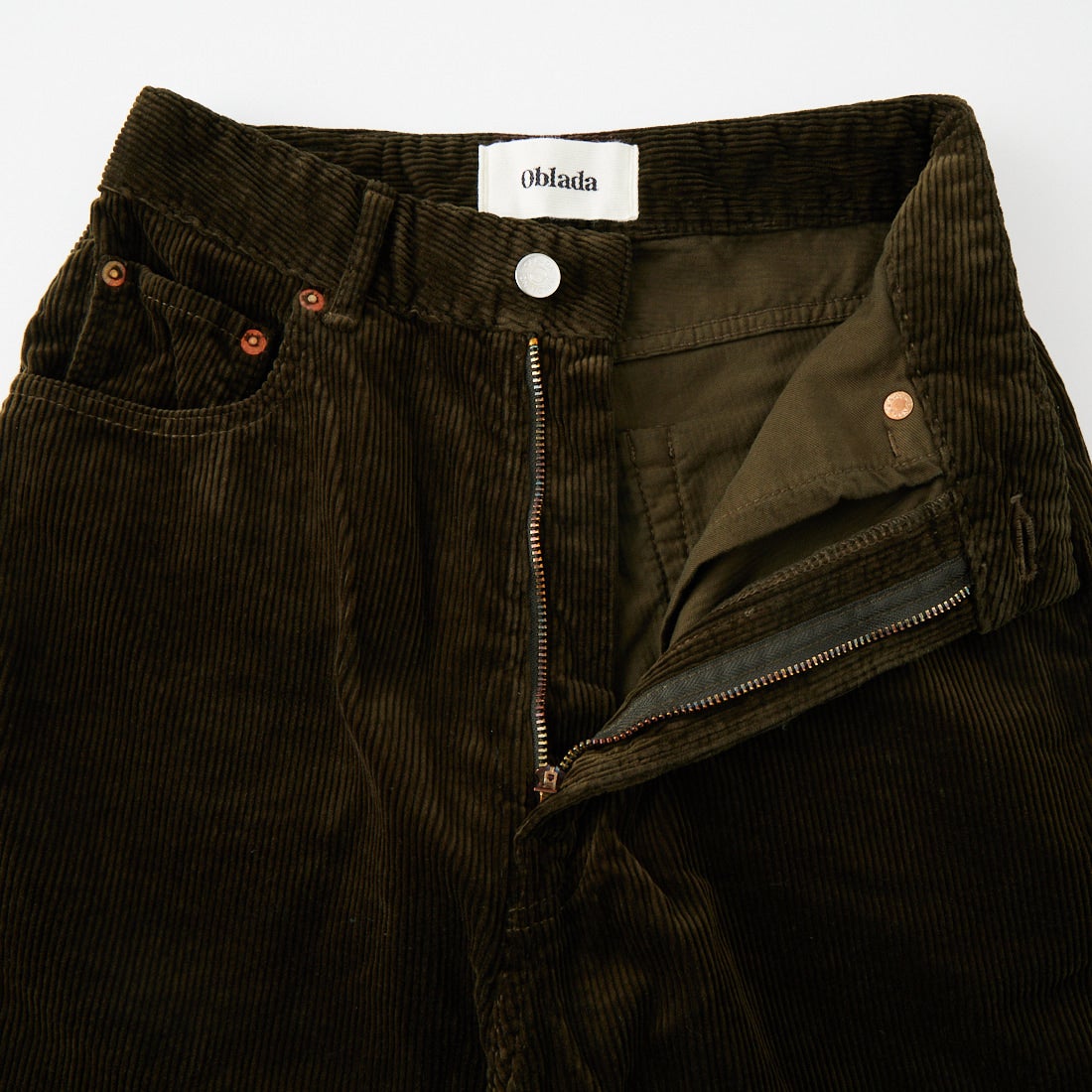 Oblada [オブラダ] コーデュロイバディジーンズ [F2610PT02] KHAKI