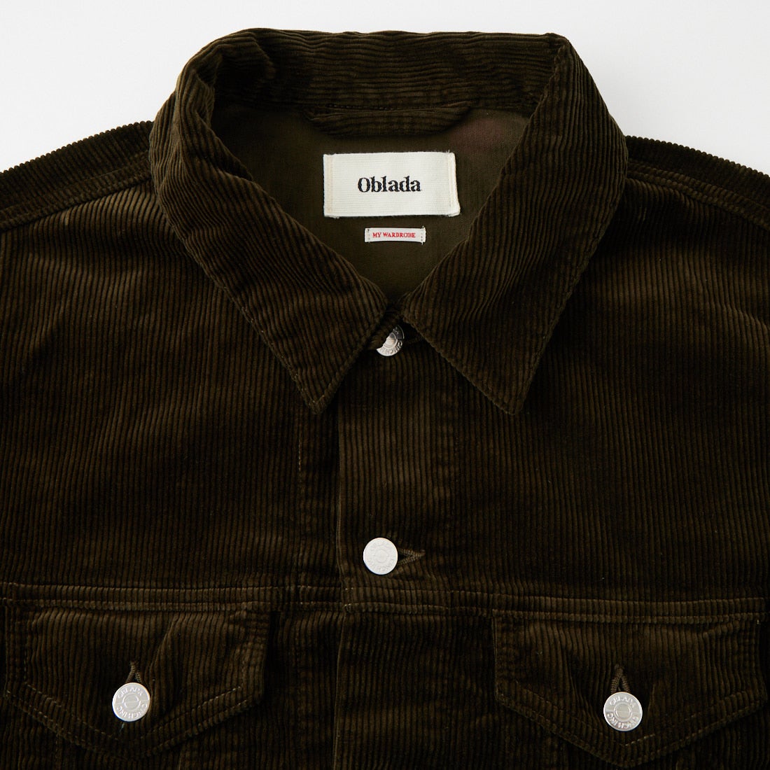 Oblada [オブラダ] コーデュロイマーガレットジャケット [F2610JK03] KHAKI