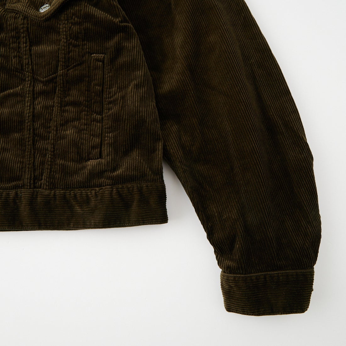 Oblada [オブラダ] コーデュロイマーガレットジャケット [F2610JK03] KHAKI