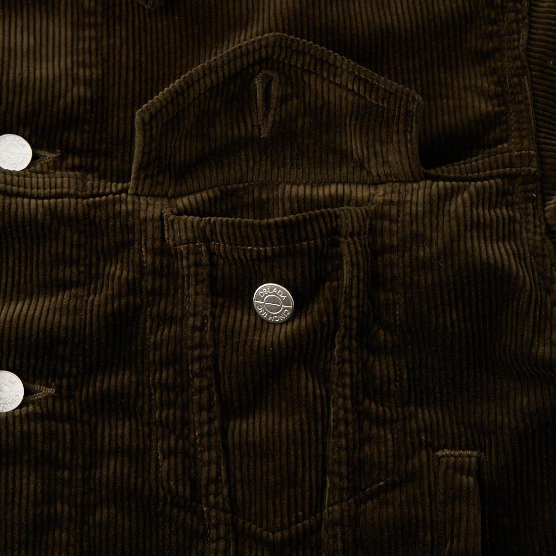 Oblada [オブラダ] コーデュロイマーガレットジャケット [F2610JK03] KHAKI