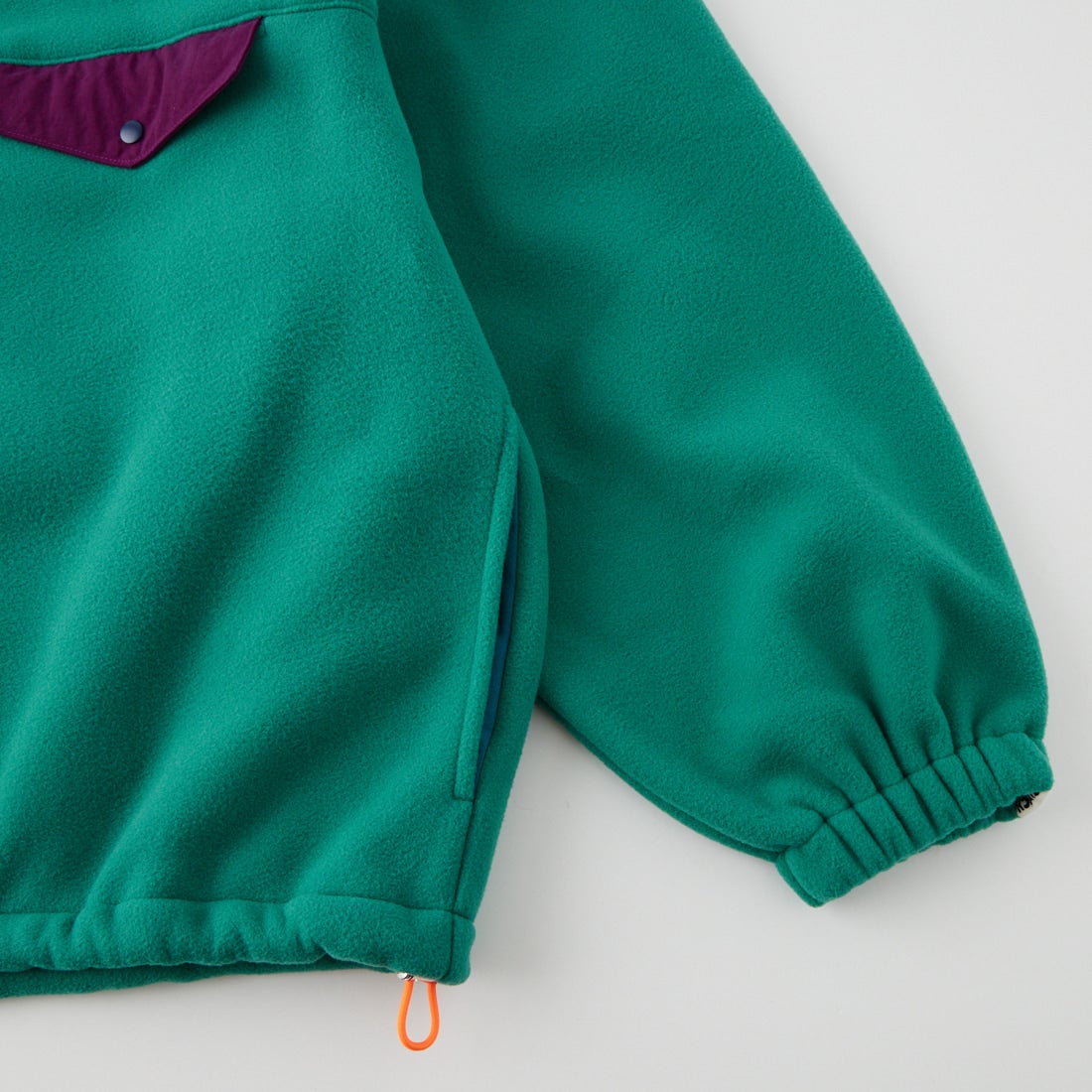 Oblada [オブラダ] フリースハーフジップトップス [F2610CU09] GREEN/PURP