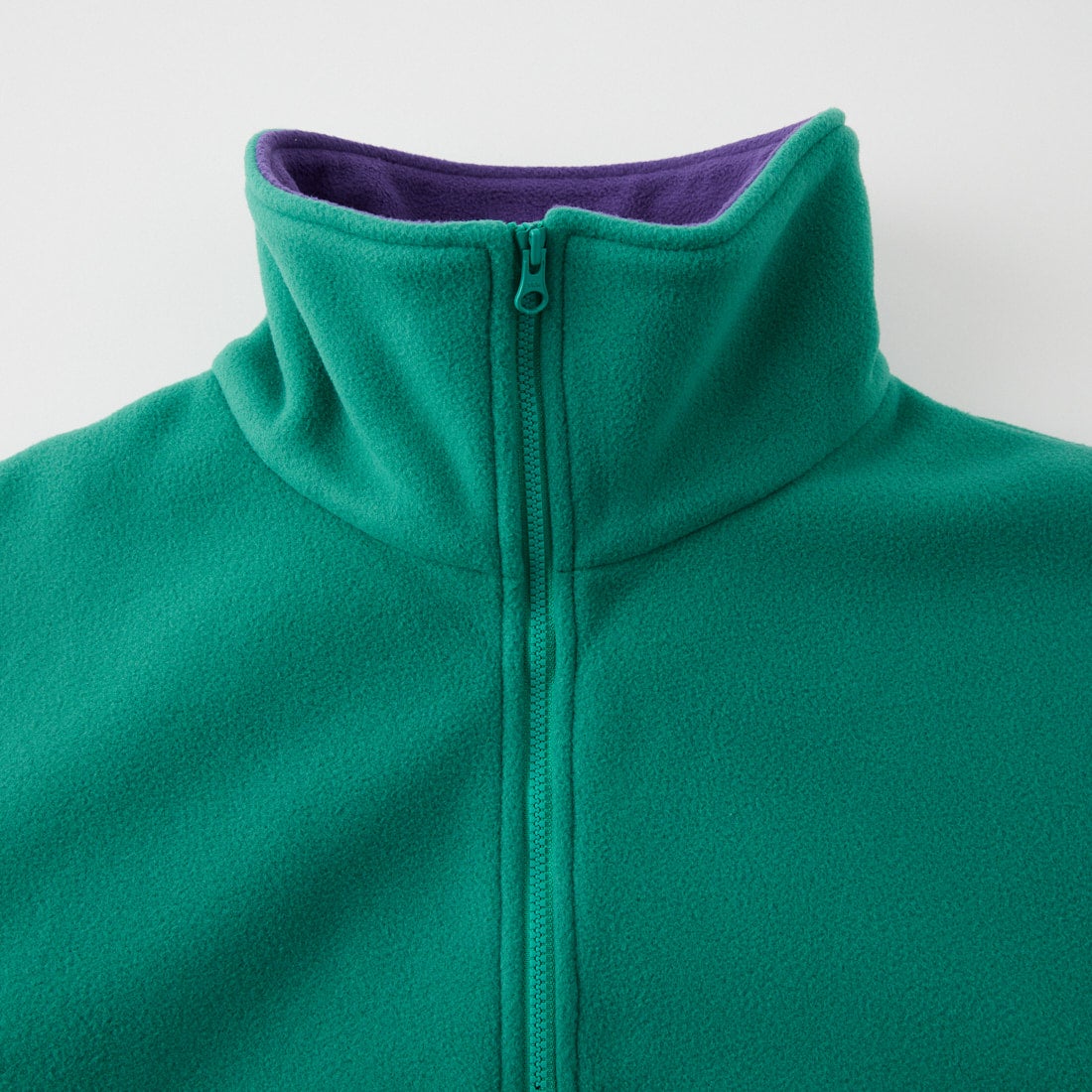 Oblada [オブラダ] フリースハーフジップトップス [F2610CU09] GREEN/PURP