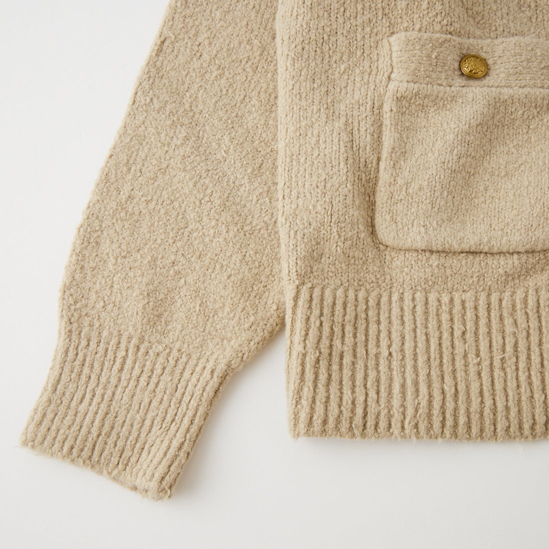 marmors [マルモア] ゴールドボタンニットカーディガン [0226308074] BEIGE