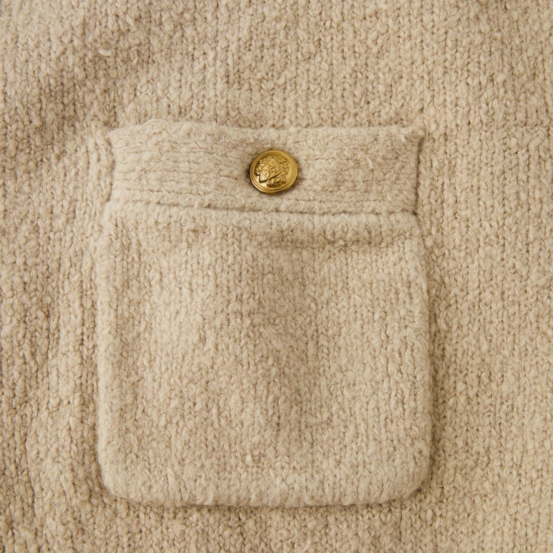 marmors [マルモア] ゴールドボタンニットカーディガン [0226308074] BEIGE