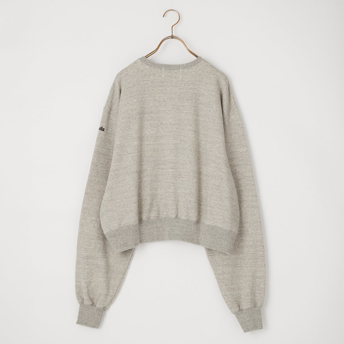 Oblada [オブラダ] HELLO クルーネックスウェット [S2510CU17] GRAY