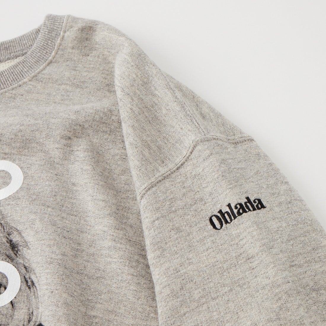 Oblada [オブラダ] HELLO クルーネックスウェット [S2510CU17] GRAY