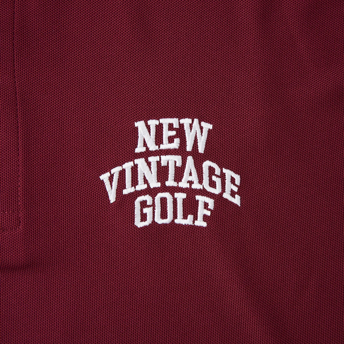 NEW VINTAGE GOLF [ニュービンテージゴルフ] 別注 NVG×GOLFICKERS ポロシャツ [GFK-0624-JF]  BURGUNDY