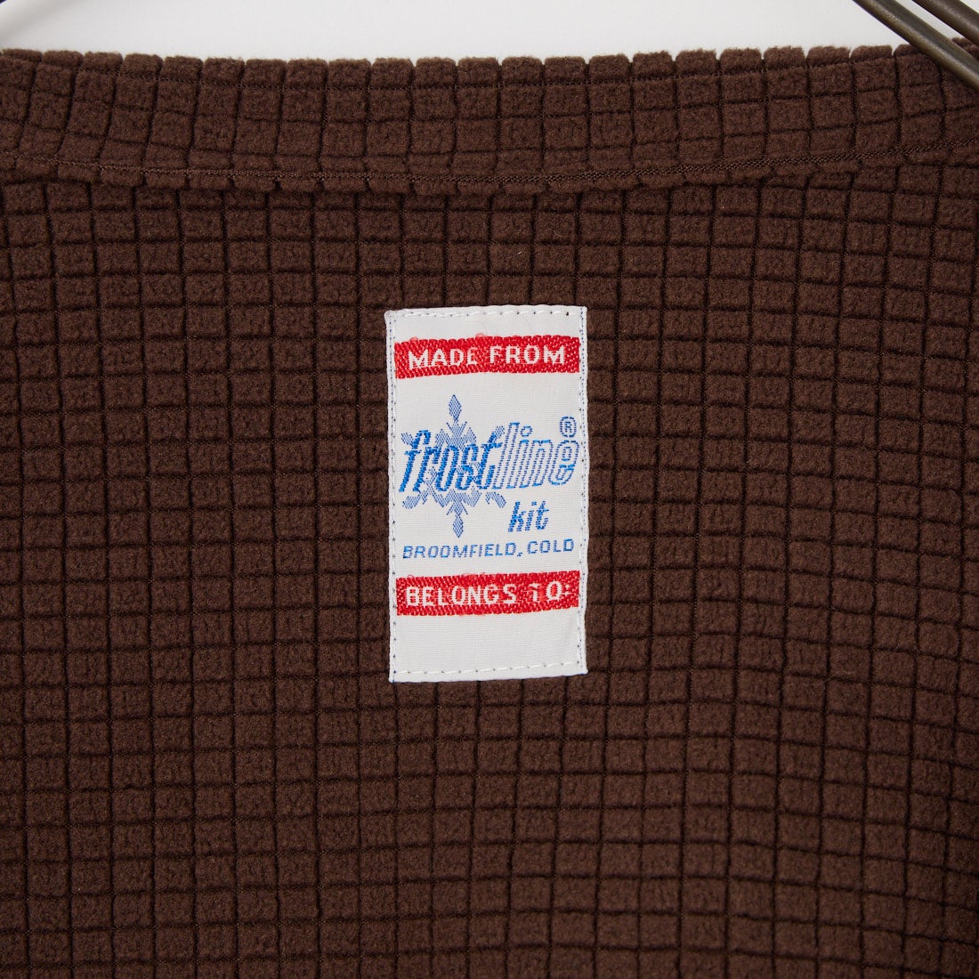 frostline [フロストライン] 別注 裏フリースナイロンブルゾン [FL31-JK-INM6-JF] BROWN