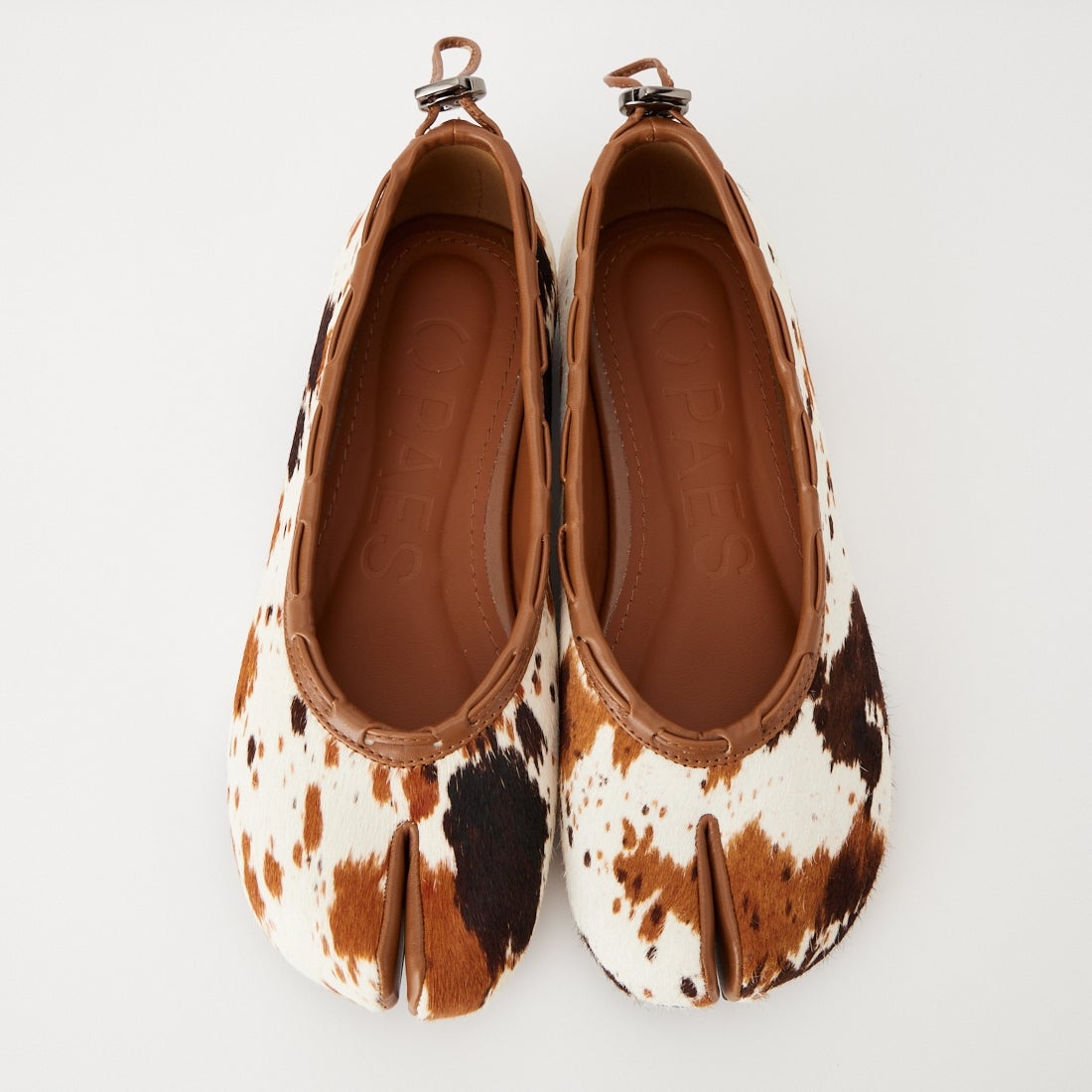PAES [ペイズ] カーフストリングフラットシューズ [CALF-STRING-FLAT] WILD CALF