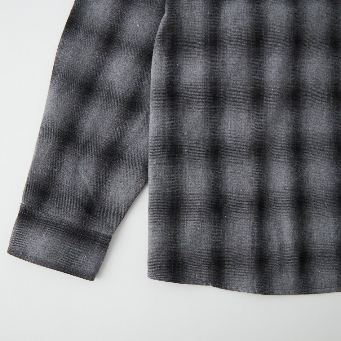 HELLO CALIF [ハローカリフ] オンブレチェックシャツ [TH-4168] CHARCOAL