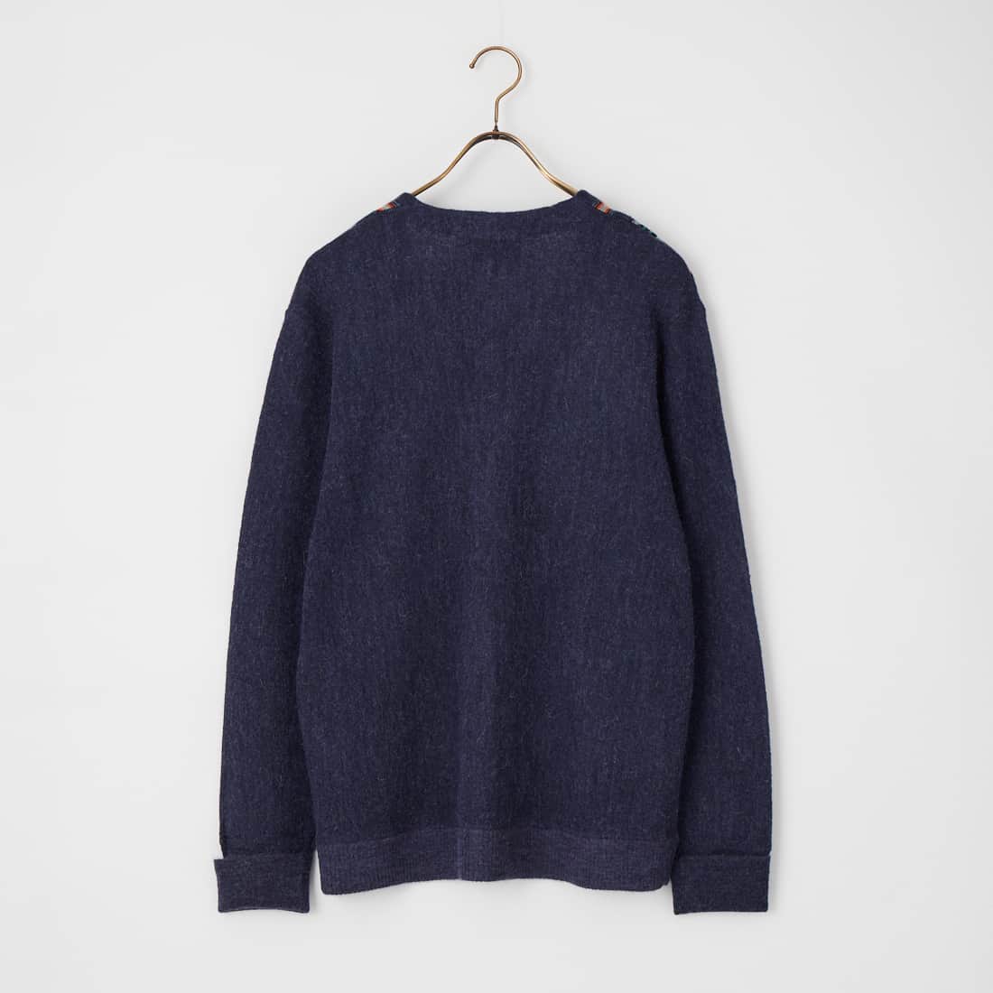 PENDLETON [ペンドルトン] アルパカ混 ネイティブストライプカーディガン [6575-6012] 67 NAVY RI