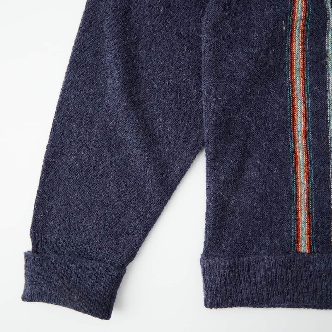 PENDLETON [ペンドルトン] アルパカ混 ネイティブストライプカーディガン [6575-6012] 67 NAVY RI