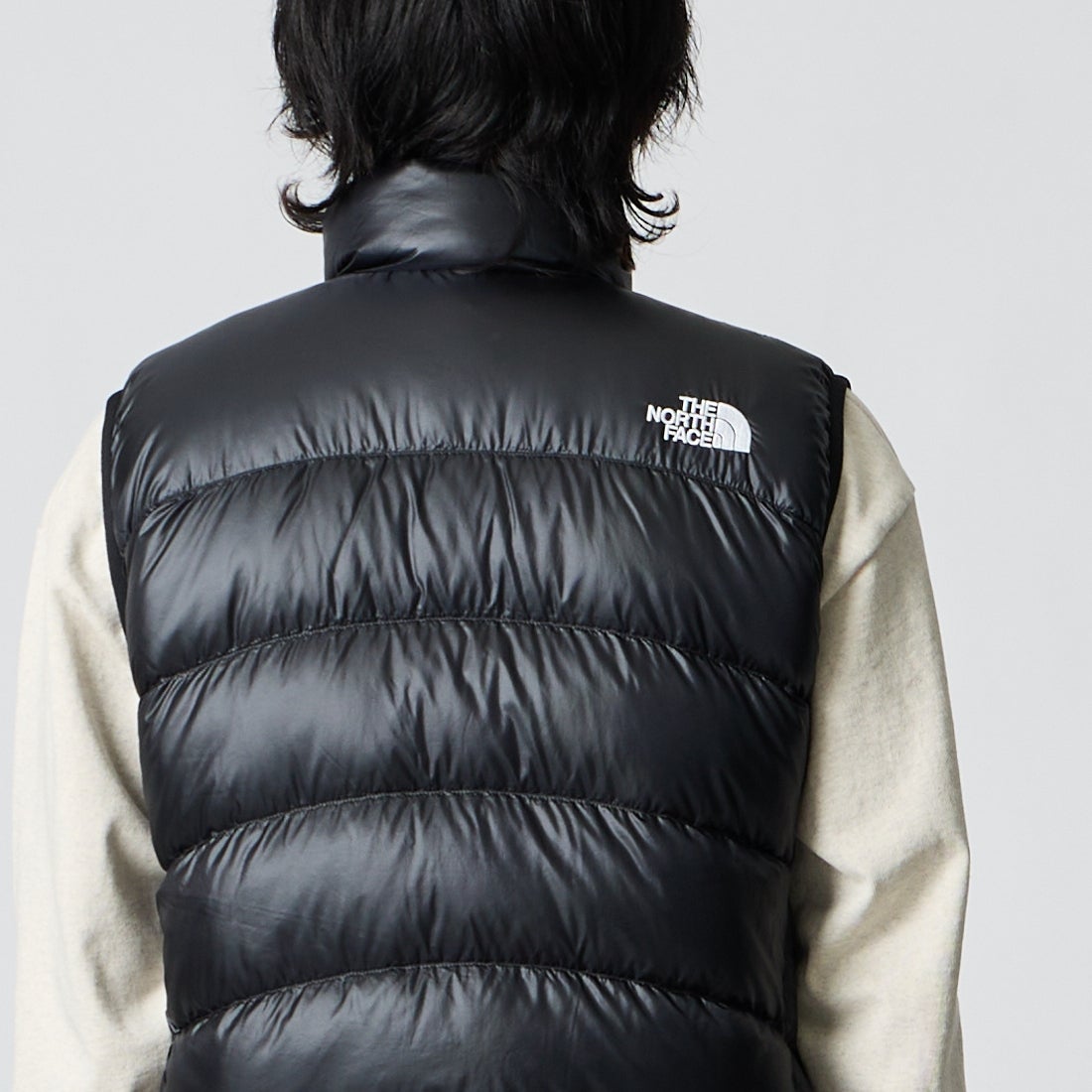THE NORTH FACE [ザ ノースフェイス] アコンカグアベスト [ND92452] K &&モデル身長：177cm 着用サイズ：M&&
