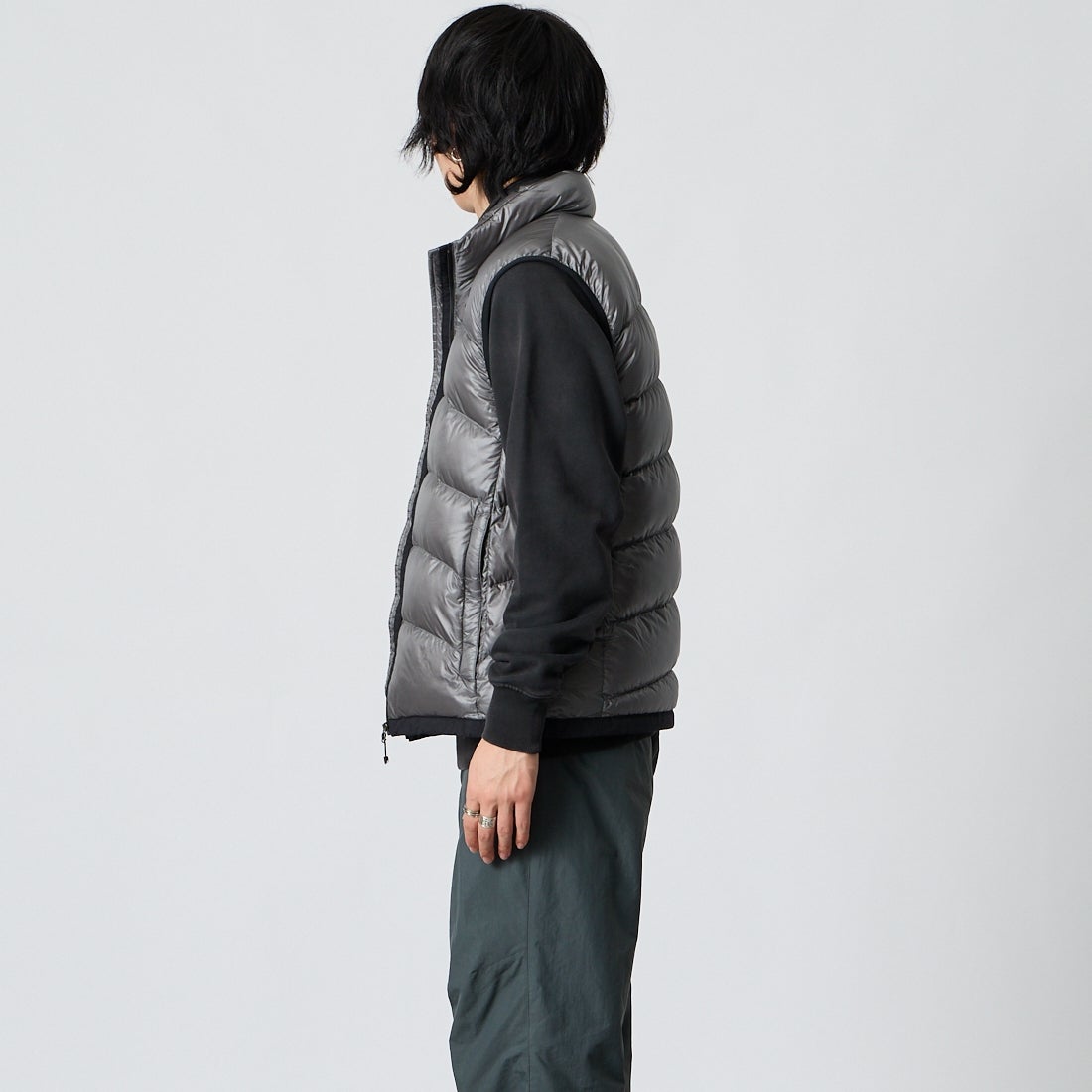 THE NORTH FACE [ザ ノースフェイス] アコンカグアベスト [ND92452] SP &&モデル身長：177cm 着用サイズ：M&&