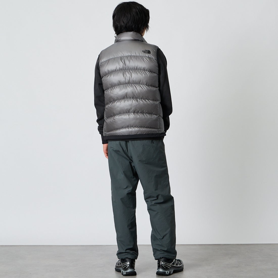THE NORTH FACE [ザ ノースフェイス] アコンカグアベスト [ND92452] SP &&モデル身長：177cm 着用サイズ：M&&