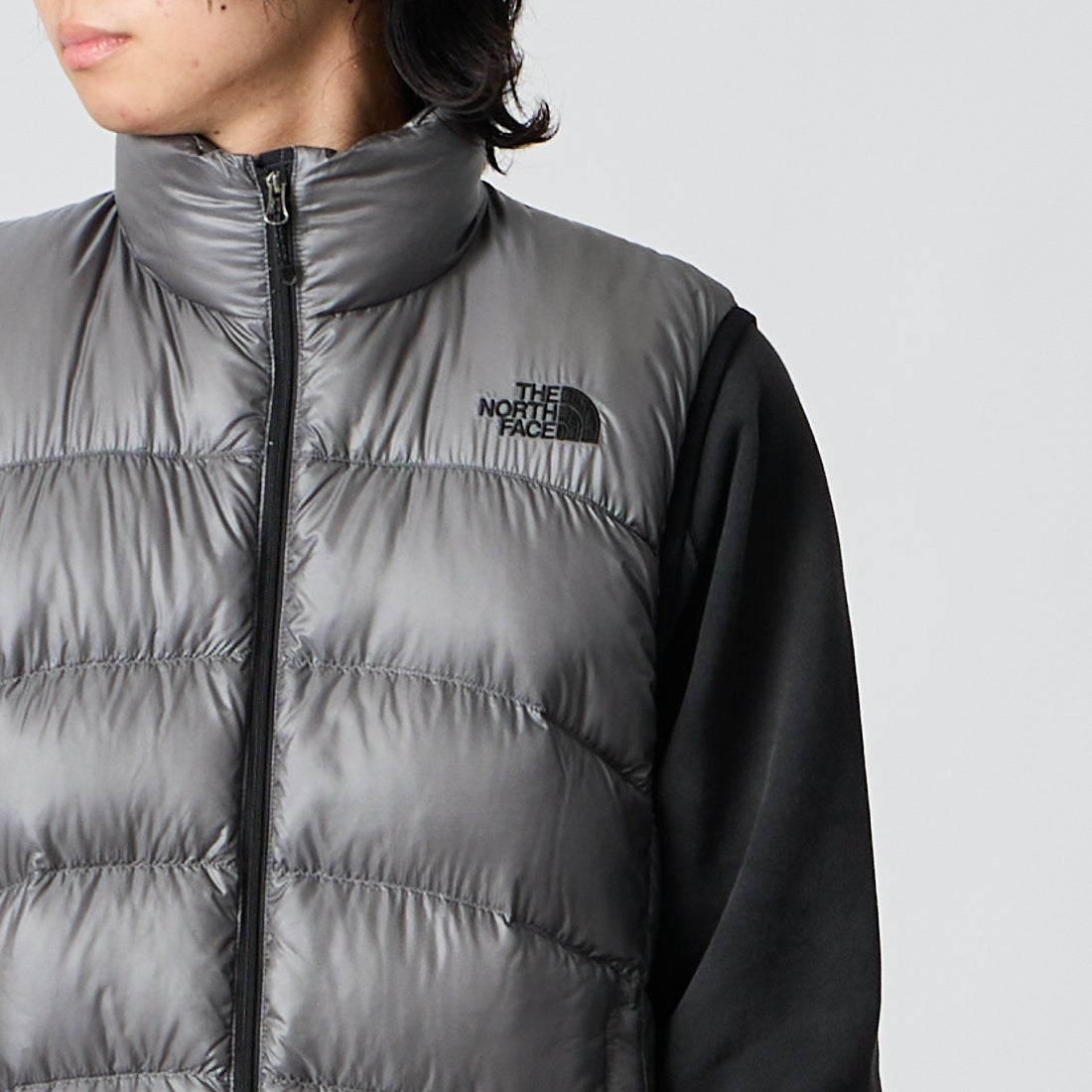 THE NORTH FACE [ザ ノースフェイス] アコンカグアベスト [ND92452] SP &&モデル身長：177cm 着用サイズ：M&&