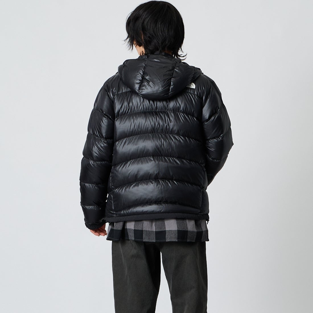 THE NORTH FACE [ザ ノースフェイス] アコンカグアフーディ [ND92554] K &&モデル身長：177cm 着用サイズ：M&&