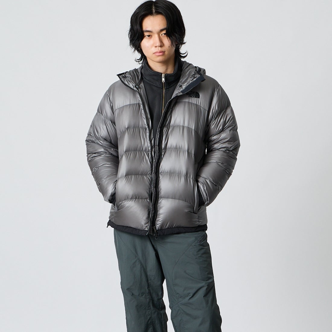 THE NORTH FACE [ザ ノースフェイス] アコンカグアフーディ [ND92554] SP &&モデル身長：177cm 着用サイズ：M&&