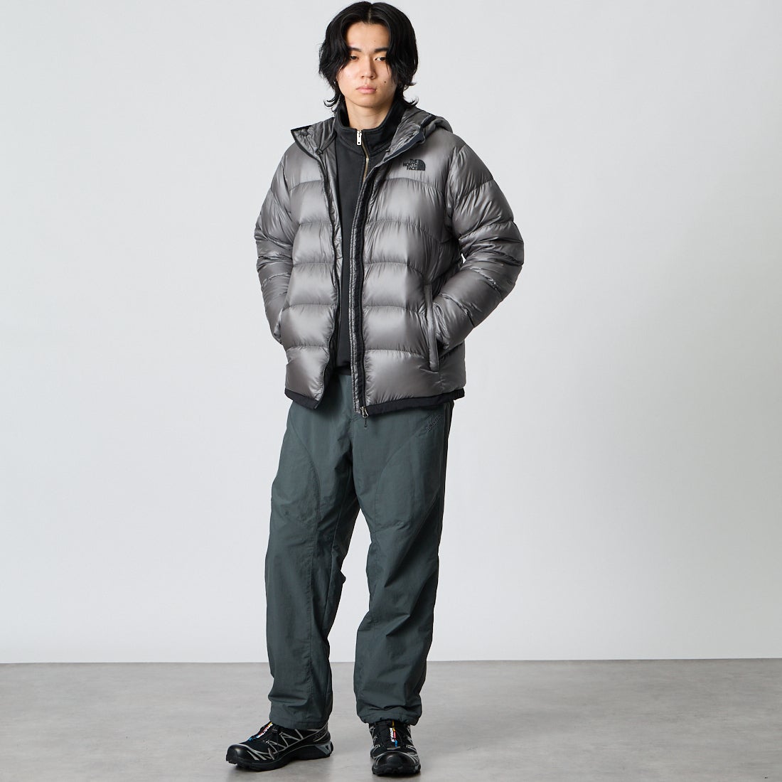 THE NORTH FACE [ザ ノースフェイス] アコンカグアフーディ [ND92554] SP &&モデル身長：177cm 着用サイズ：M&&