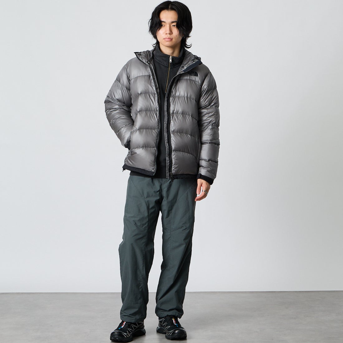 THE NORTH FACE [ザ ノースフェイス] アコンカグアフーディ [ND92554] SP &&モデル身長：177cm 着用サイズ：M&&