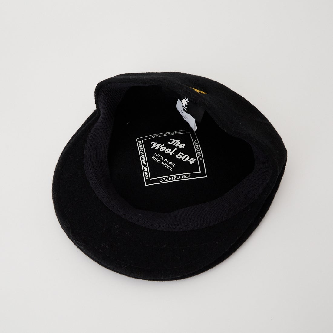 KANGOL [カンゴール] 504 ウールハンチング [253069600] 37 BLK/GLD