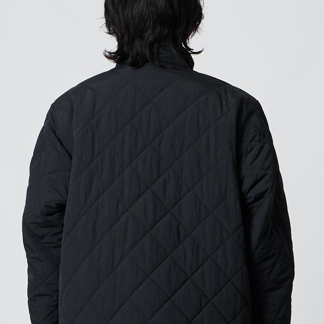 THE NORTH FACE [ザ ノースフェイス] キルティングユーティリティジャケット [NY82630] K &&モデル身長：177cm 着用サイズ：M&&