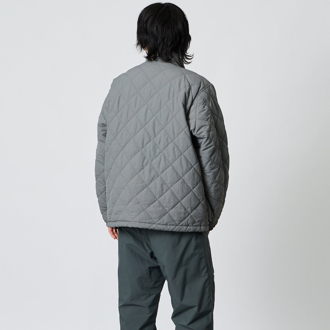 THE NORTH FACE [ザ ノースフェイス] キルティングユーティリティジャケット [NY82630] SP &&モデル身長：177cm 着用サイズ：M&&
