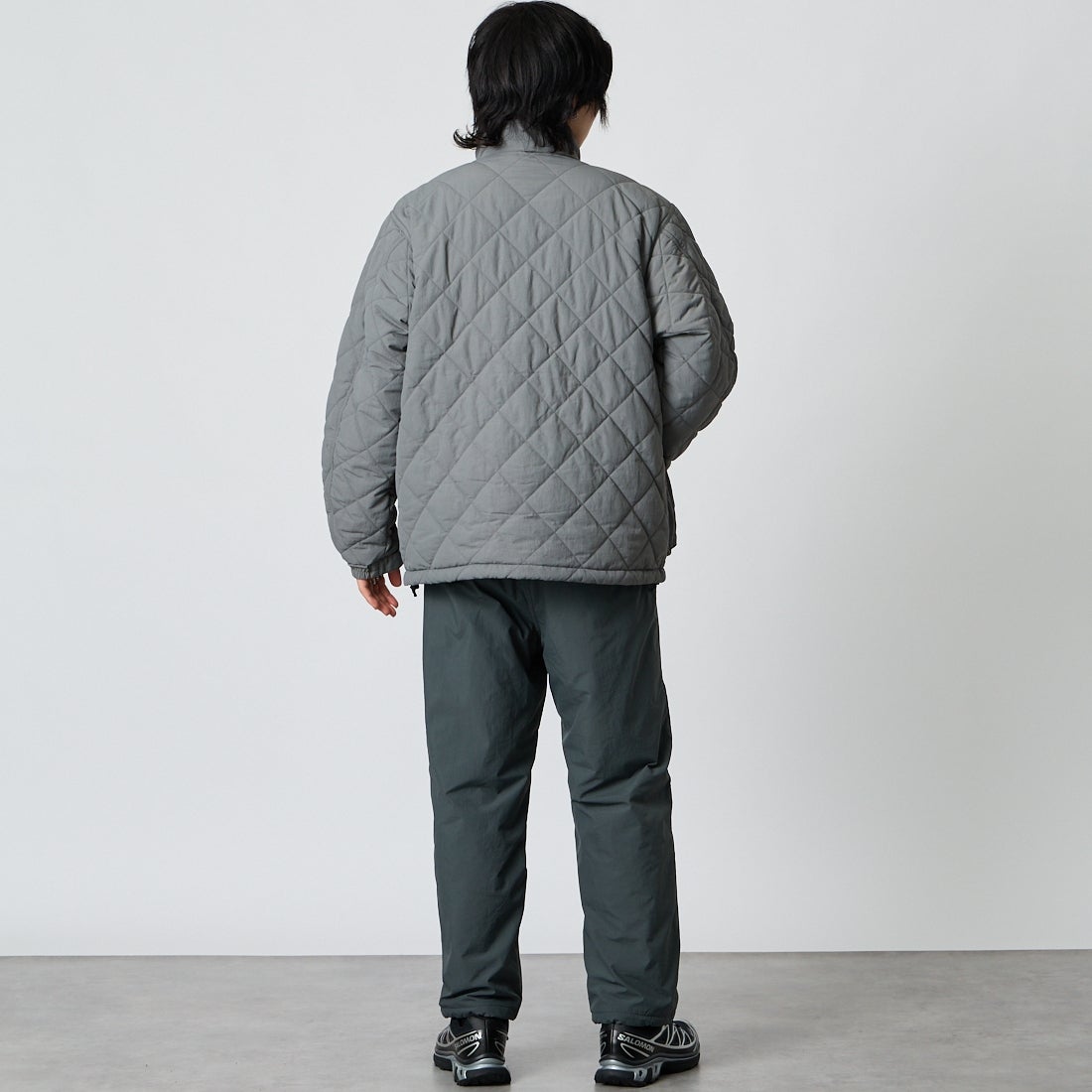 THE NORTH FACE [ザ ノースフェイス] キルティングユーティリティジャケット [NY82630] SP &&モデル身長：177cm 着用サイズ：M&&