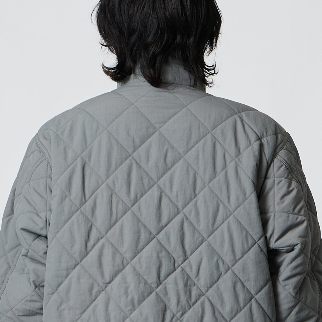 THE NORTH FACE [ザ ノースフェイス] キルティングユーティリティジャケット [NY82630] SP &&モデル身長：177cm 着用サイズ：M&&