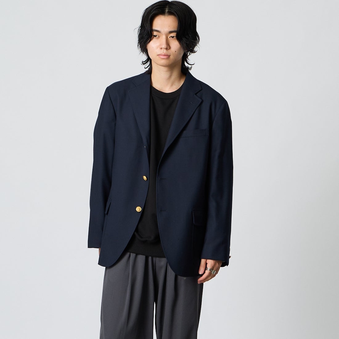 J.PRESS [ジェイプレス] バギーフィットシングルブレストブレザー [BZ