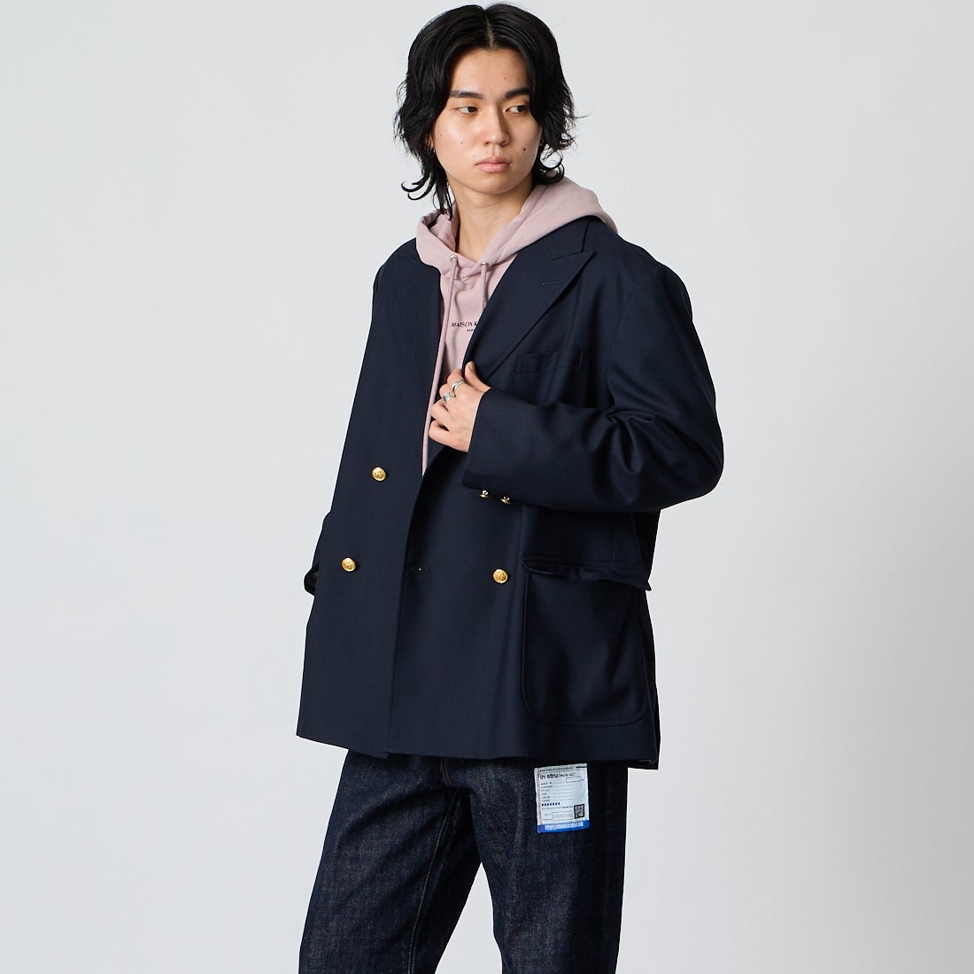J.PRESS [ジェイプレス] バギーフィットダブルブレストブレザー [BZ-OA