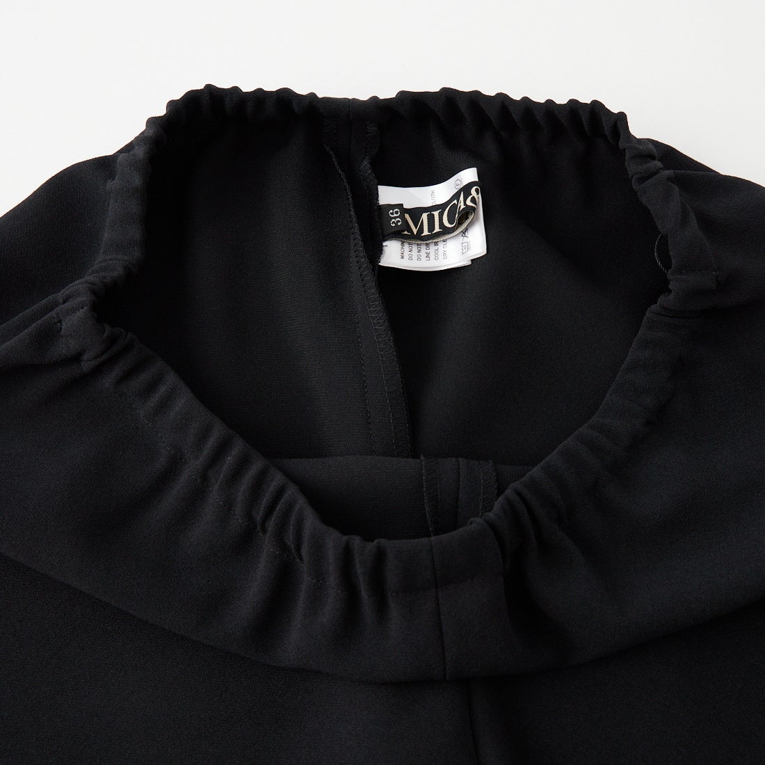 MICA&DEAL [マイカアンドディール] 美脚パンツ [0126303096] BLACK