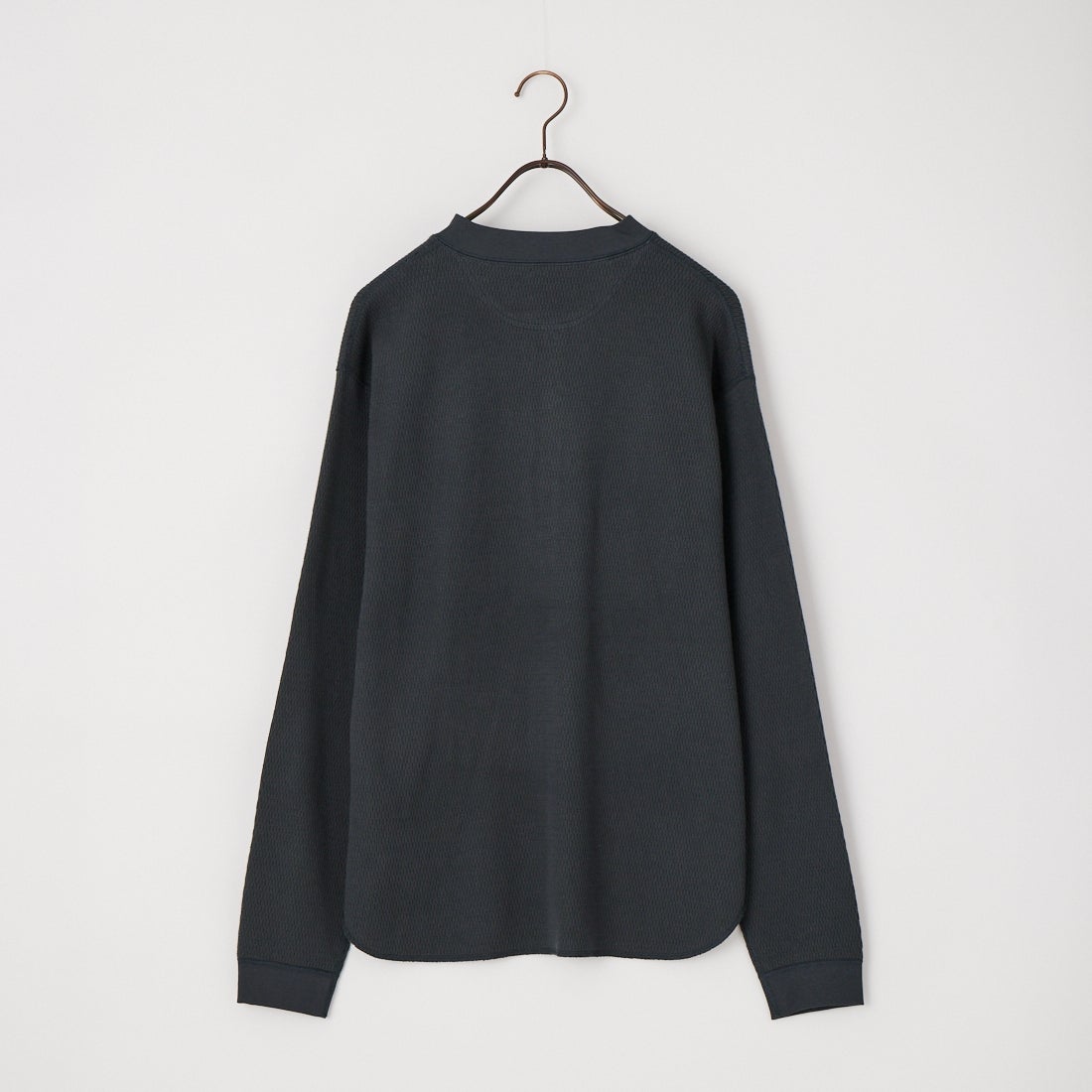 ARMY TWILL SANFORIZED [アーミーツイル サンフォライズド] ハニカムヘンリーネックTシャツ [AM-2653007] CHARCOAL